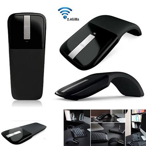 Bluetooth Folding Mouse For Microsoft Arc Touch 2 Generation Bluetooth Mouse Foldable For Arc ...