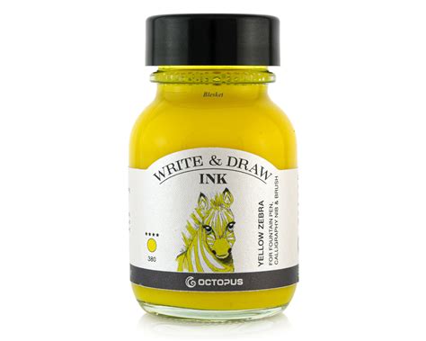 Octopus Write & Draw ink 50ml - Yellow Zebra | Blesket Canada