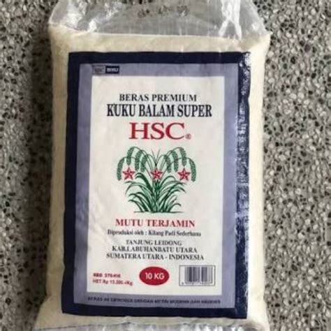 Jual BERAS HSC KUKU BALAM SUPER BIRU 10 KG Shopee Indonesia