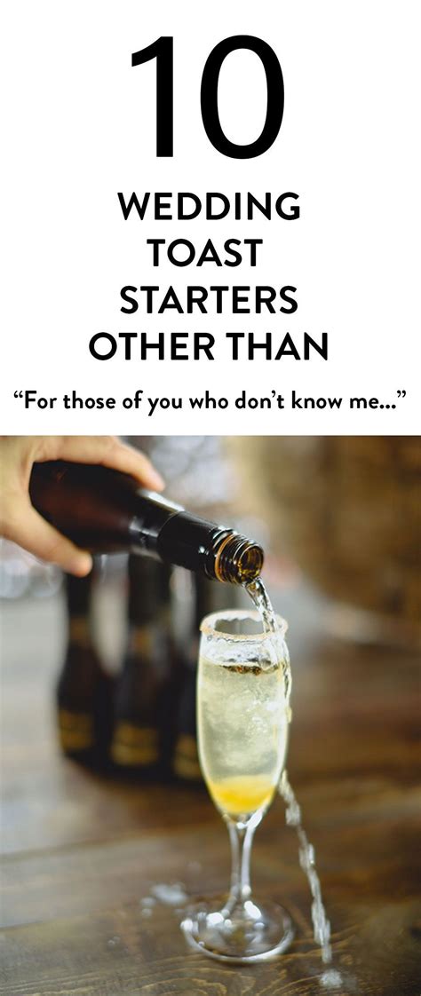 How To Start A Wedding Speech Wedding Toast Ideas Writing A Wedding