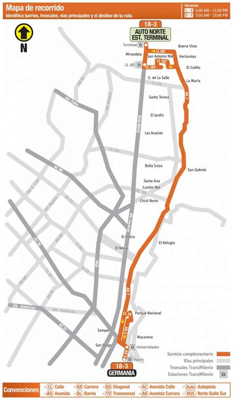 Ruta Sitp Ruta Autonorte Estaci N Terminal Germania