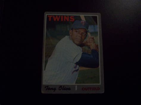 1970 TONY OLIVA TOPPS BASEBALL CARD 510 EX MINNESOTA TWINS HOF Er EBay