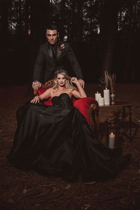 Pin By Gena Vaughn On Alternative Wedding Shoot Gothic Wedding Theme