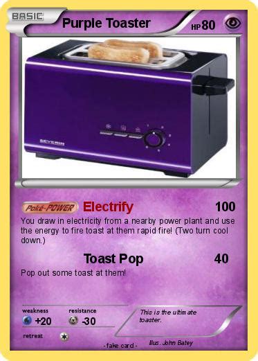 Pokémon Purple Toaster Electrify My Pokemon Card