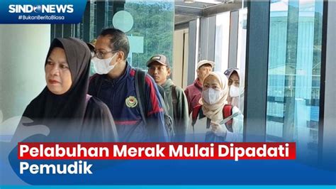 Jelang Libur Nataru Pelabuhan Merak Mulai Dipadati Pemudik SINDOnews TV