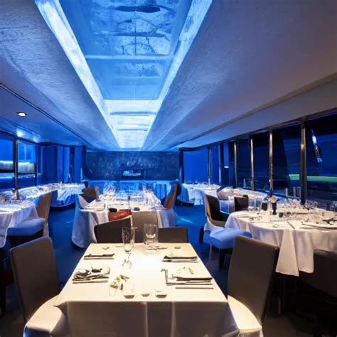 Krea Michelin Star Restaurant Interior Kitchen Pass An Underwater