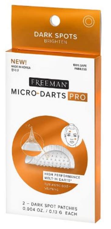 Freeman Micro Darts Pro Hyaluronic Acid Vitamin C Dark Spot Patches