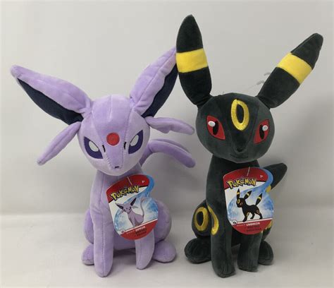 Pokemon ESPEON & UMBREON Plush Wicked Cool Toys WCT 2020 for Sale - Fleetwoodmac.net