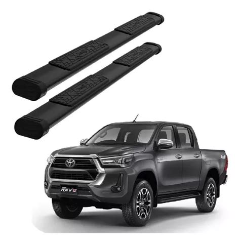 Estribos Bronx Toyota Hilux Doble Cabina Negros Mercadolibre