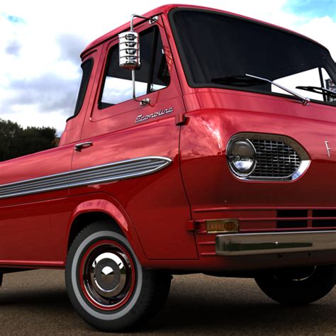 Ford Econoline E100 Pickup 1962 Cgtrader