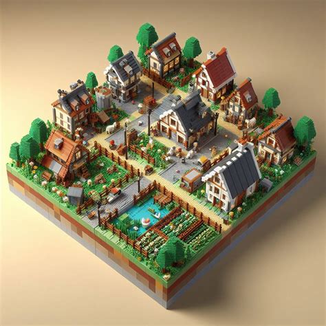 Lego Minecraft Village 4 by Jesse220 on DeviantArt