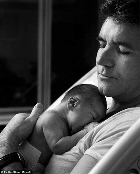 Simon Cowell shares the touching first snaps of baby son Eric | Daily Mail Online