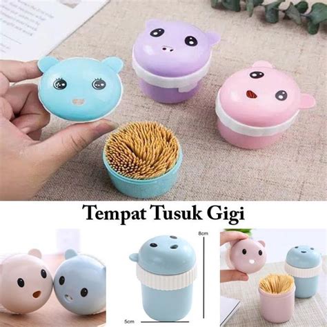 Jual Tempat Tusuk Gigi Karakter Wadah Tusuk Gigi Box Tusuk Gigi Unik