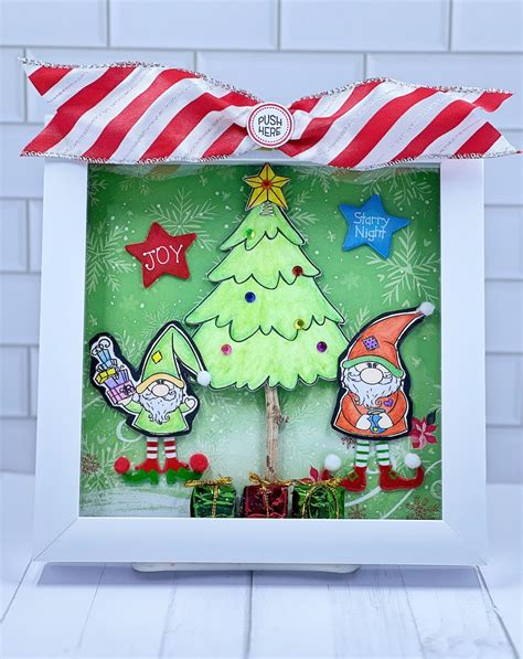 Lighted Holiday Shadow Box - Bella Crafts Publishing