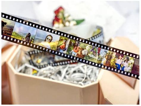 Personalized Film Roll Keychain Custom Keychain Anniversary Gifts