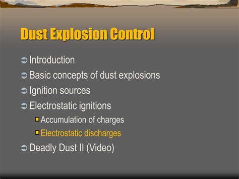 Ppt Dust Explosions Powerpoint Presentation Free Download Id 280909