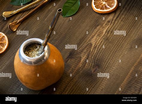 Yerba Mate Traditional South American Drink Stock Photo Alamy