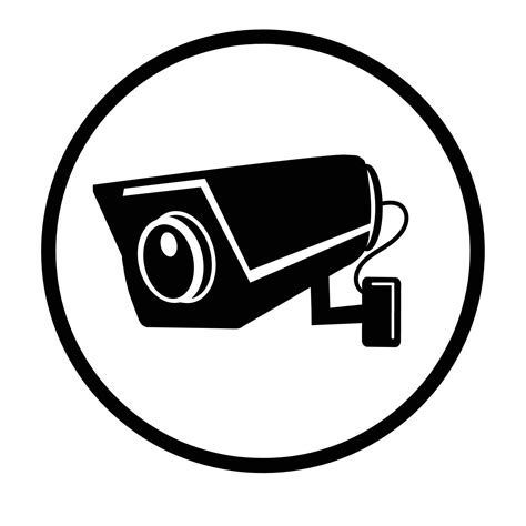 Cctv Seguridad C Mara Plano Icono Vector En Vecteezy