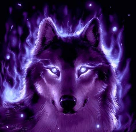 purple | Shadow wolf, Wolf spirit animal, All things purple