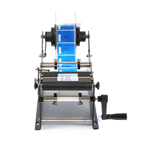 Ason Ytk Manual Mineral Water Plastic Round Bottle Labeling Machine