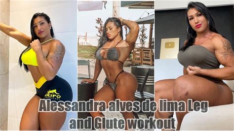 Alessandra Alves De Lima Lag And Glute Workout Brazilian Fitness