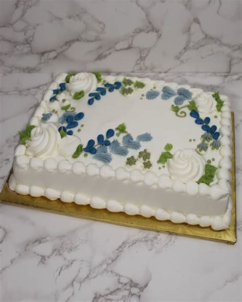 Rustic Flower Sheet Cake - Duke Bakery | Local Bakery since 1951