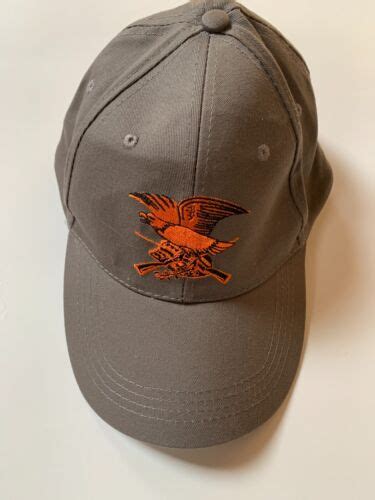 NRA Embroidered Eagle Logo Gray Adjustable Hat Baseball Cap EBay