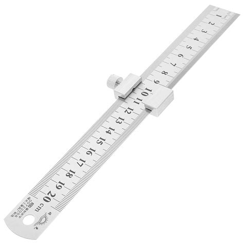 Steel Ruler Positioning Block Mechanic Tools Metric Ruler Metal Rulers ...