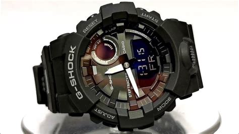 Casio G Shock G Squad Gba Lu Adr Black Digital Analog Dial Dual