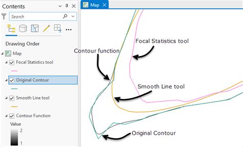 How To Smooth Contour Lines In ArcGIS Pro