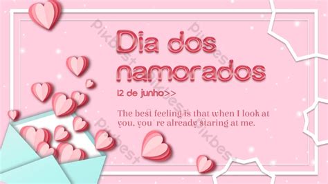 Paper Cut Style Brazilian Valentines Day Template Psd Free Download