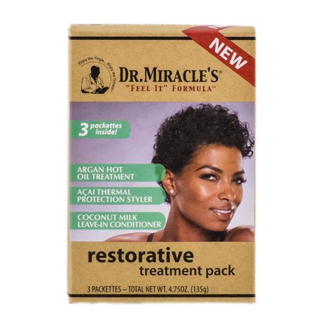 Dr Miracles Restorative Hair Treatment Pack 3 Packettes Walmart