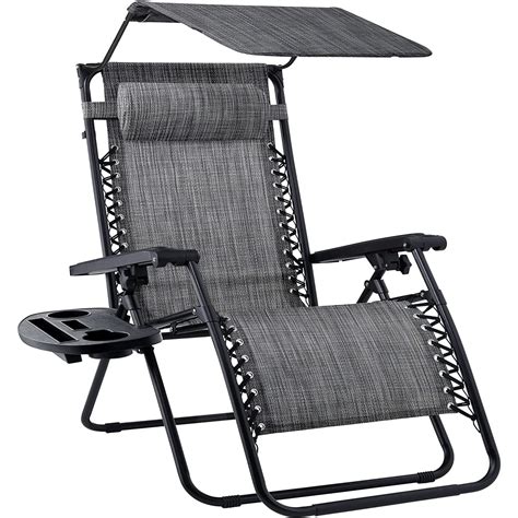 Arlmont Co Danny Jay Folding Zero Gravity Recliner Patio Lounge