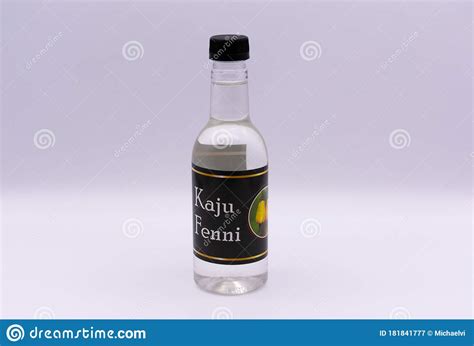 Kaju Feni, Cashew Liquor, Spirit in a Plastic Bottle Editorial ...