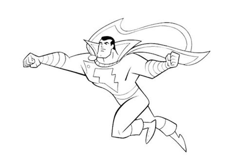 Dibujos De Shazam Volando Para Colorear Para Colorear Pintar E Porn