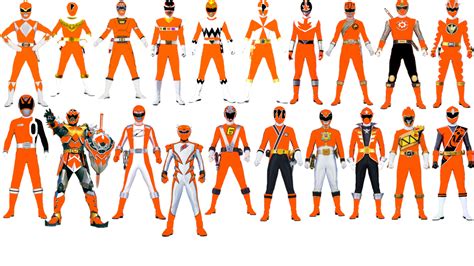 All Orange Rangers By Drsummersbrandonshy On Deviantart