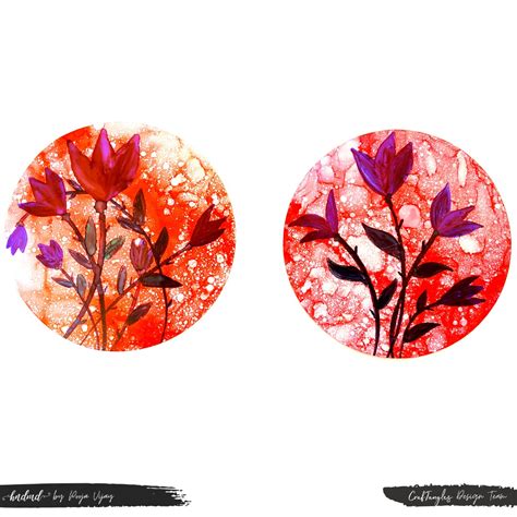 DIY Alcohol Ink Flowers - HNDMD Blog