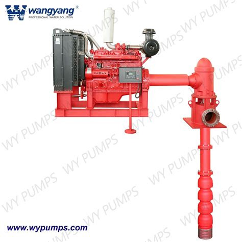 Diesel Engine Long Shaft Vertical Turbine Fire Fight Pump China Pump