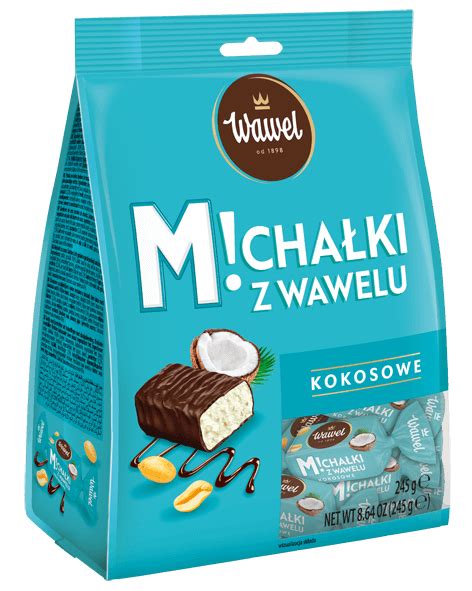 Cukierki Michałki z Wawelu kokosowe 245g Słodki Wawel