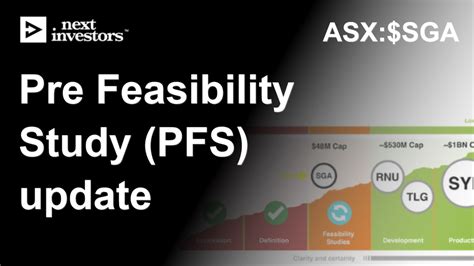 Pre Feasibility Study PFS Engineers Selected