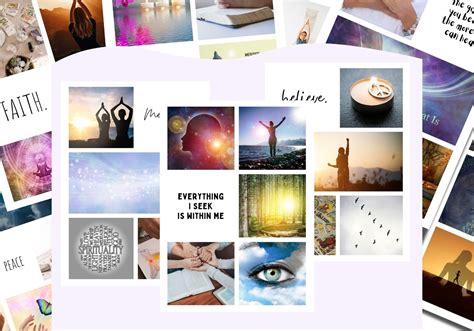 Spiritual Vision Board Printable Vision Board Kit Vision - Etsy