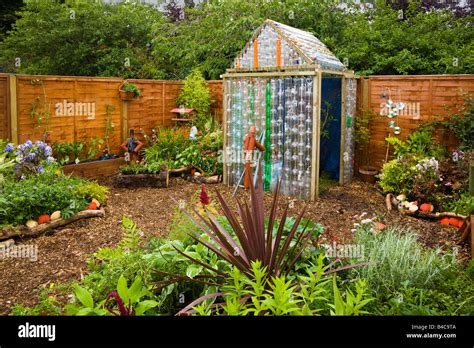 Ecology Garden With Greenhouse Made From Plastic Bottles Garden Ayr