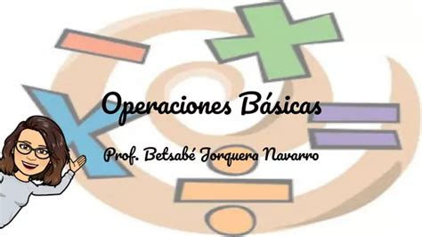 Algoritmos de las operaciones básicas profe social