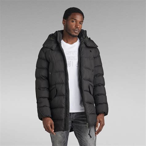 Parka Capuche G Whistler Padded Noir G Star Raw