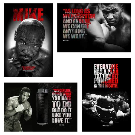 Buy SWASUM Muhammad Ali And Mike Tyson Boxer Motivational Wall S And