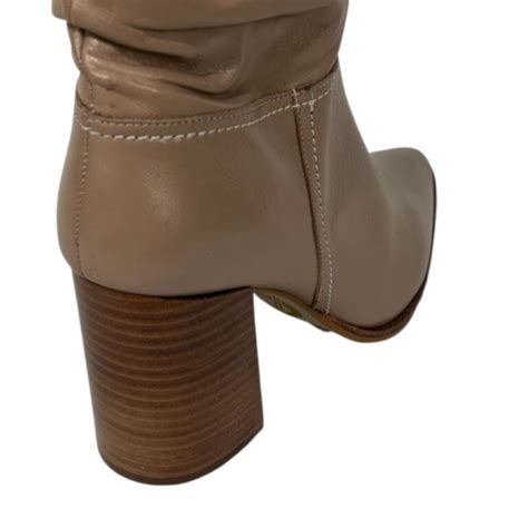 Bota Albanese Cano Curto Couro Nude