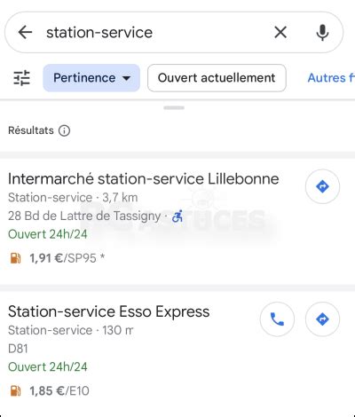 Pc Astuces V Rifiez Les Prix De L Essence Dans Les Stations Autour De