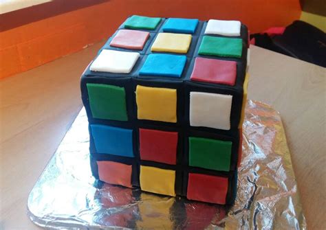 Vickys Rubik S Cube Cake Decoration Idea