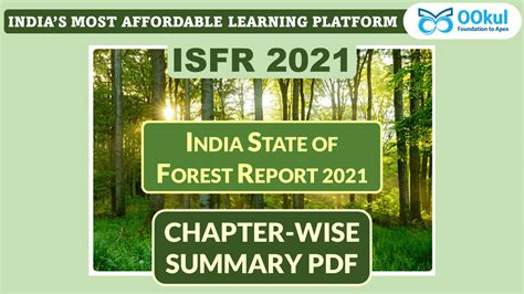 India State Of Forest Report 2021 ISFR 2021 Summary PDF OOkul