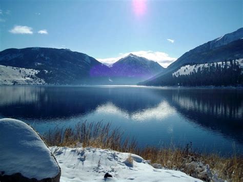 2011-Autumn-Oregon-Wallowa-Lake-in-the-winter-postcard - 1859 Oregon's ...